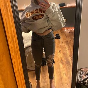 Gray American Eagle Jeans